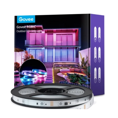 Светодиодная лента Govee H6172 Phantasy Outdoor LED Strip Light RGBIC 10м (H61723D1)