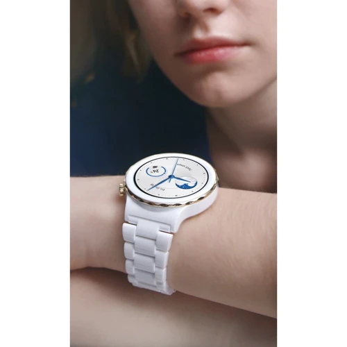 Смарт-часы Huawei Watch GT 3 Pro 42mm Gold Bezel White Ceramic: Тип гаджета Взрослые смарт часы