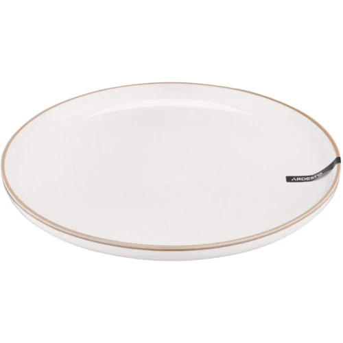 Тарелка десертная Ardesto Apulia 20.3 см кремовая (AR2920AC)