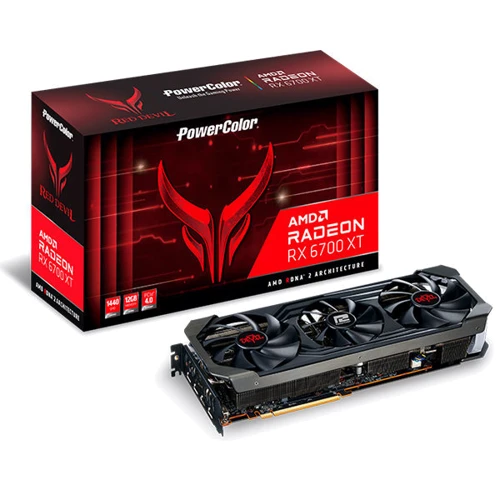Відеокарта PowerColor Radeon RX 6700 XT Red Devil 12GB (AXRX 6700XT 12GBD6-3DHE / OC): інтерфейс PCI Express 4.0 x16