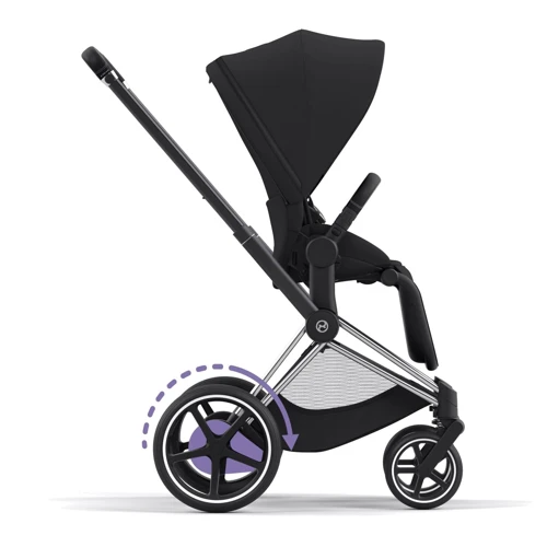 Шасі Cybex ePriam & каркас Chrome Black з електродвигуном та акумулятором фото 12