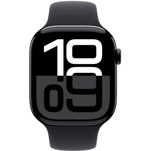 Apple Watch Series 10 46mm GPS Jet Black Aluminum Case with Black Sport Band - M/L (MWWQ3QH/A) UA фото 9