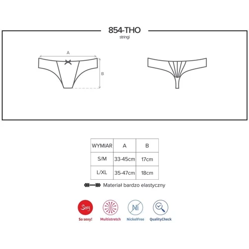 Стринги Obsessive 854-THO-1, S/M