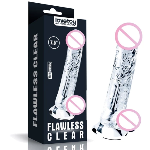 Фаллоимитатор LoveToy Flawless Clear Dildo 7.5"