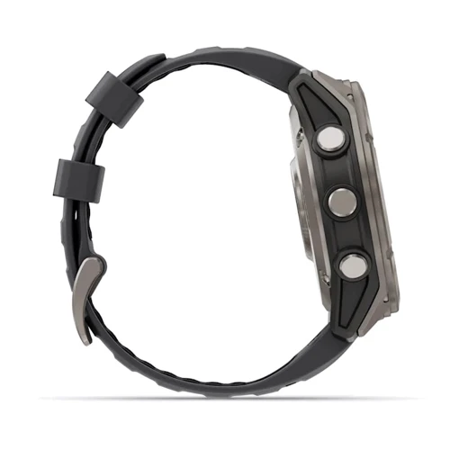 Смарт-часы Garmin Fenix 8 Pro AMOLED 51mm Sapphire Titanium with Graphite/Black Silicone Band (010-03199-11)