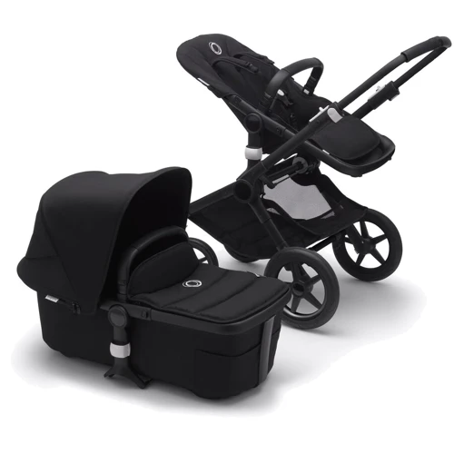 Универсальная коляска 2 в 1 Bugaboo Fox 2 BLACK/BLACK, рама черная, черный (230122ZW01)