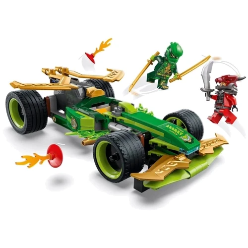 Конструктор LEGO Ninjago Автомобиль для гонки Ллойда с инерционным двигателем 181 деталь (71828) фото 4