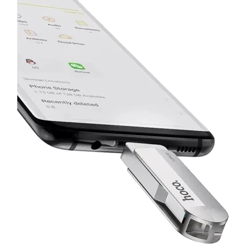 USB-флешка Hoco 16GB UD10 Wise USB 3.0/Type-C Silver: Объем памяти 16 GB