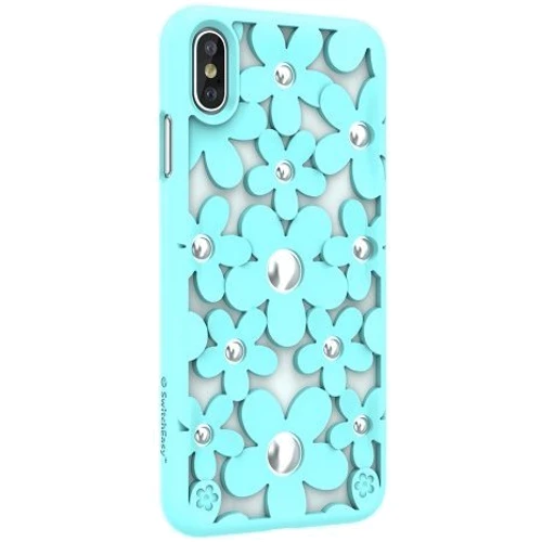 Чехол для iPhone SwitchEasy Fleur Mint (GS-103-46-146-57) for iPhone Xs Max: Материалы пластик