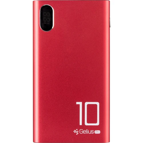 Внешний аккумулятор Gelius Power Bank 10000mAh Pro CoolMini Red (GP-PB10-005): Особенности С дисплеем, Индикатор заряда
