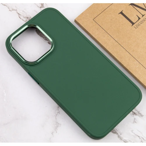 Чехол для iPhone TPU Case Bonbon Metal Style Army Green for iPhone 14 Pro: Тип чехла накладка на заднюю часть
