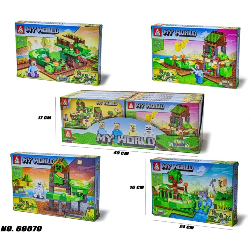 Конструктор MyWorld Minecraft 66070 (SH0042)