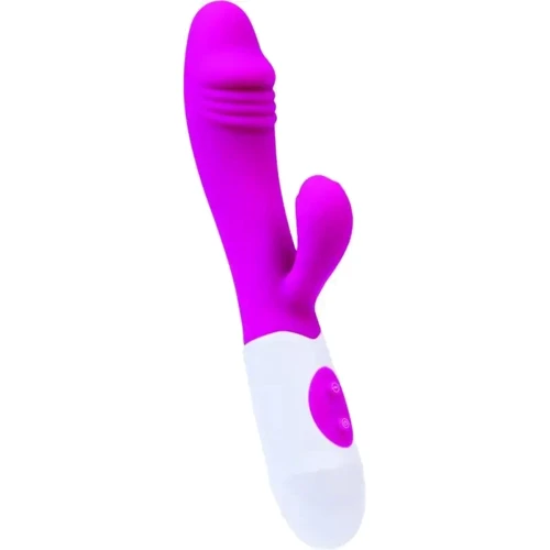 Вибратор с клиторальным отростком Toyfa A-Toys Area (розовый)