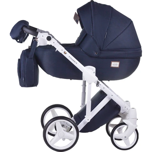 Коляска 2 в 1 Adamex Luciano jeans Q5 темно-синий (622853): Тип коляски универсальная коляска (2-в-1)