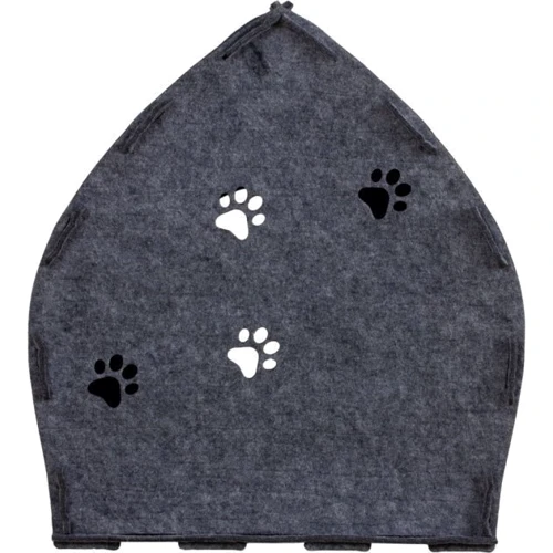Домик-лежак для кота или собаки Red Point "Pet House" войлок серый 470х430х430мм (АХ.01.В.11.00.216) фото 4
