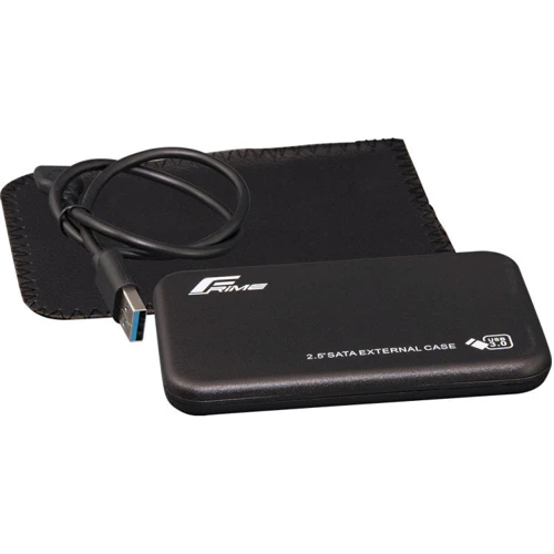 Аксесуар для накопичувача Frime SSD / HDD 2.5 "USB3.0 Black SATA (FHE70.25U30): Тип аксесуара зовнішній кишеню