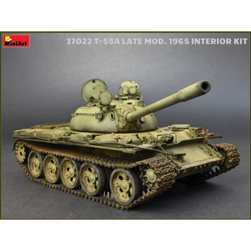 Збірна модель MiniArt Радянський середній танк Т-55А зразка 1965 р пізній з інтер'єром 1:35 (MA37022): Тип моделі танк