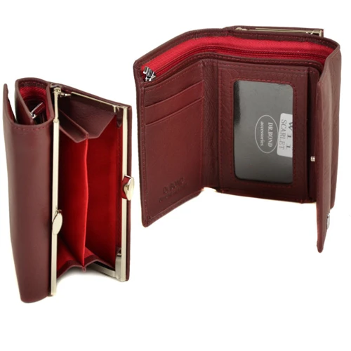 Женский кошелек Dr. Bond бордовый (29940 scarlet): Страна производитель Китай