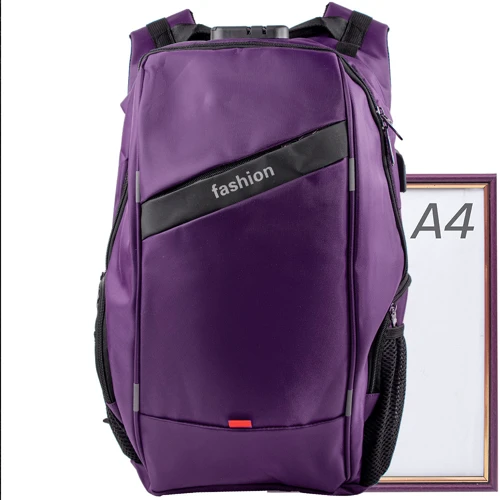 Чоловік рюкзак Valiria Fashion фіолетовий (3DETAB86-08-7): Тип ручки Плечовий ремінь, Коротка ручка
