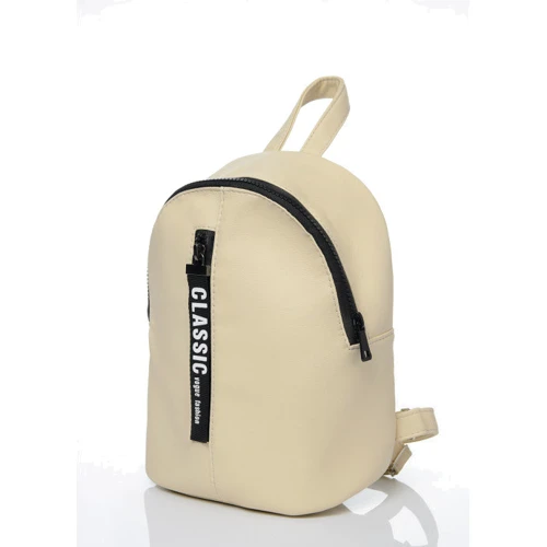 Жіночий рюкзак Sambag Mane MQT бежевий (18228011e)