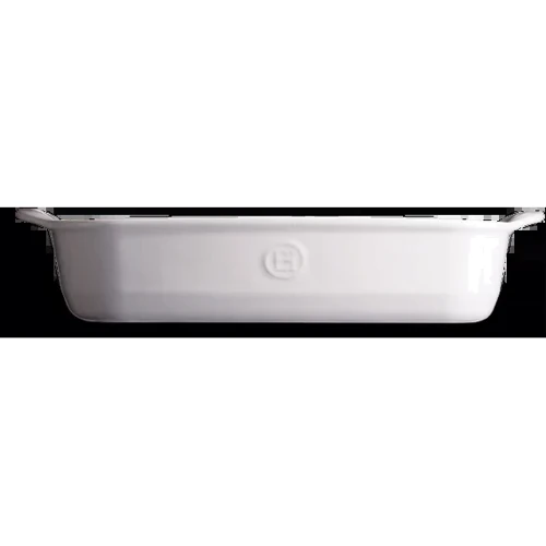Форма для запекания прямоугольная Emile Henry Ovenware 36.5х23.5 см белая (119652): Крышка Нет