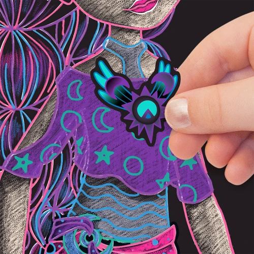 Набор для творчества Nebulous Stars Скетчбук: Эклипсия, черные листы (11121)