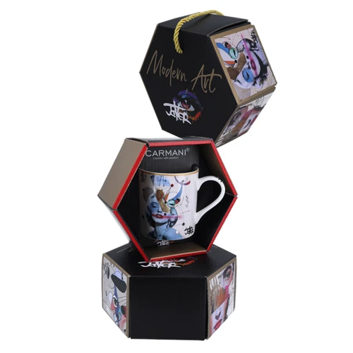 Кружка Carmani фарфорова Луї Джовер Мерілін Монро 380 ml (835-1207)