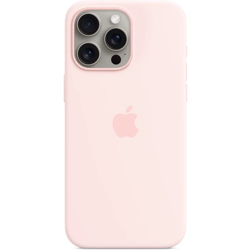Чехол для iPhone Apple iPhone 15 Pro Max Silicone Case with MagSafe - Light Pink (MT1U3ZM/A)