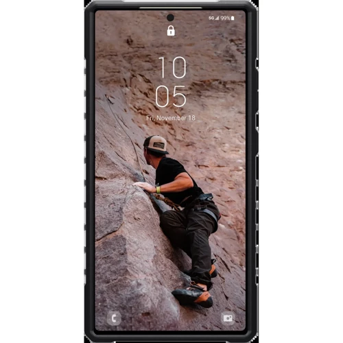 Чохол для телефона Urban Armor Gear UAG Pathfinder Clear Pro Ash (214427113131) для Samsung S928 Galaxy S24 Ultra: Матеріал TPU (термополиуретан) и поликарбонат