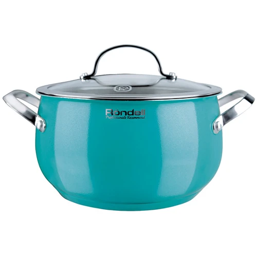 Кастрюля Rondell Turquoise 18 см 2.8 л (RDS-717)