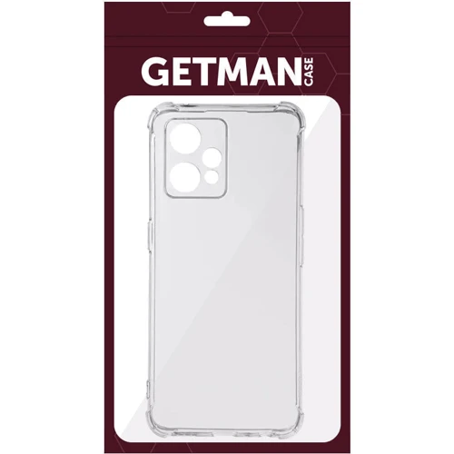 Чехол для телефонов TPU Case GETMAN Ease logo Full Camera Transparent for Realme 9 4G / 9 Pro+: Пленка в комплекте нет