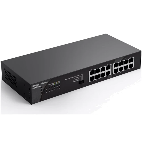 Сетевой коммутатор Ruijie Networks RG-ES116G: Порты только Gigabit Ethernet (10/100/1000)
