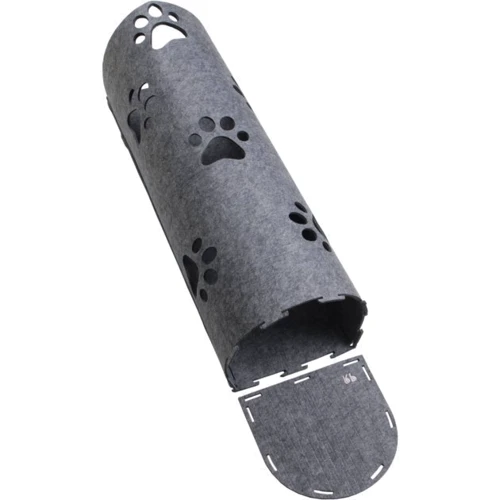 Будиночок-тунель для кішки Red Point "Kitty Tunnel" з мишкою сірий 850х280х280 мм (ТН.01.В.11.00.216) фото 9