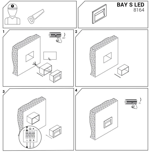 Світильник вуличний Nowodvorski 8164 Bay LED фото 4