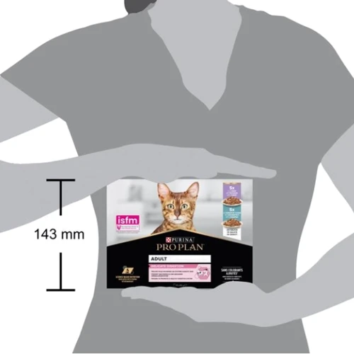 Влажный корм ProPlan Delicate для кошек с чувствительным пищеварением с индейкой и с океанической рыбой 10x85 г (8445290855817): Возраст Взрослые