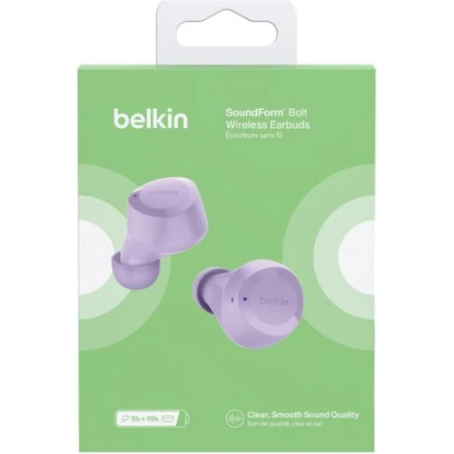 Наушники Belkin Soundform Bolt True Wireless Lavender (AUC009BTLV) фото 7