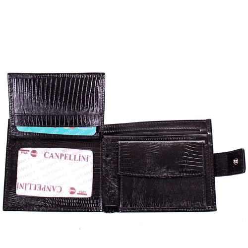 Мужское портмоне Canpellini черное (SHI222-2LZ) фото 7
