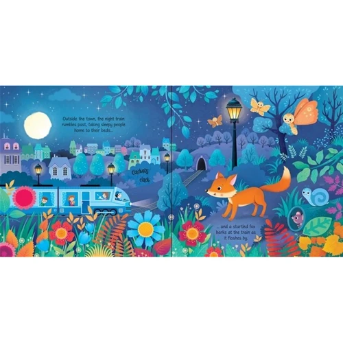 Night Sounds / Інтерактивна книга Звуки ночі: Виробник Usborne