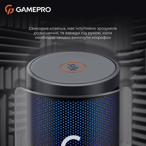 Мікрофон Gamepro UGM105B Black: Роз'єм USB