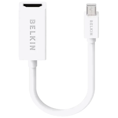 Адаптер Belkin Adapter Mini DisplayPort to HDMI White (F2CD078DSAPL): Интерфейс подключения mini DisplayPort
