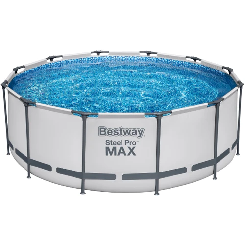 Бассейн Bestway каркасный круглый 366-122 см (56420) (фильтр-насос, тент, лестница, в коробке, 47-116-45 см) фото 1
