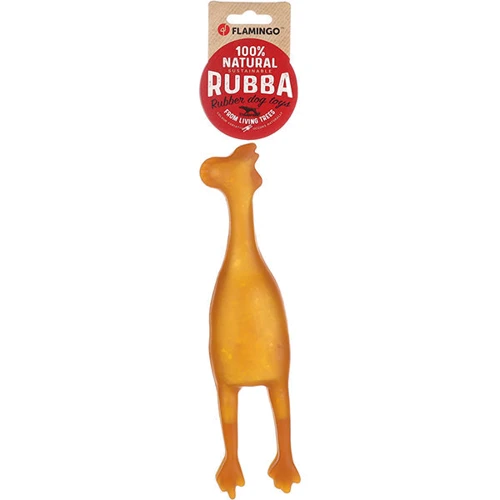 Іграшка для собак Flamingo Rubba Chicken Курка коричнева 27х6.3х5.3 см (59218)