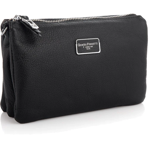 Женская сумка через плечо Giorgio Ferretti черная (SHIGF2020021-black)