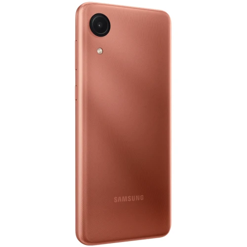 Смартфон Samsung Galaxy A03 Core 2/32GB Bronze A032F (UA UCRF): Камера 8 МП, f/2.0, AF + Фронтальная 5 МП, f/2.2