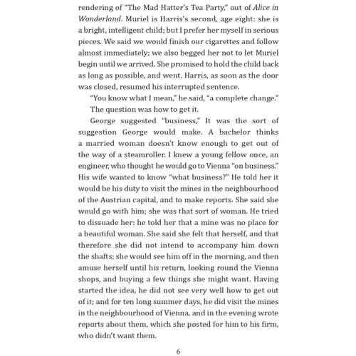 Jerome K. Jerome: Three Men on the Bummel: Обложка Мягкая