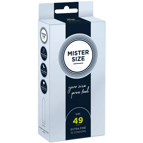 Презервативи Mister Size 49 (10 pcs): Тип Класичні
