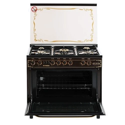 Газовая плита Fresh N90 G5/01 (60x90) (коричневый/неражавеющая сталь): Тип духовки газовая