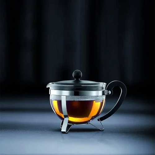 Заварочный чайник Bodum Chambord 1 л (1975-01): Материал Сталь, Стекло, Пластик