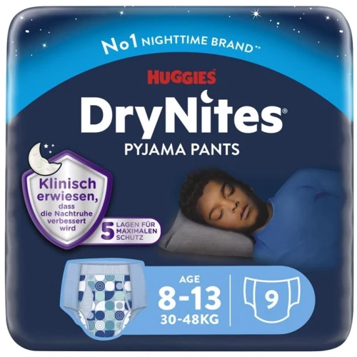 Подгузник Huggies DryNites 8-13 yrs Conv Boy 9 Stomp