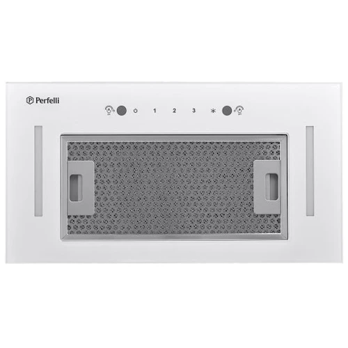 Вытяжка Perfelli BIS 58844 WH 1200 LED: Материал корпуса металл / стекло